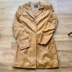 Vintage Italian Leather Coat